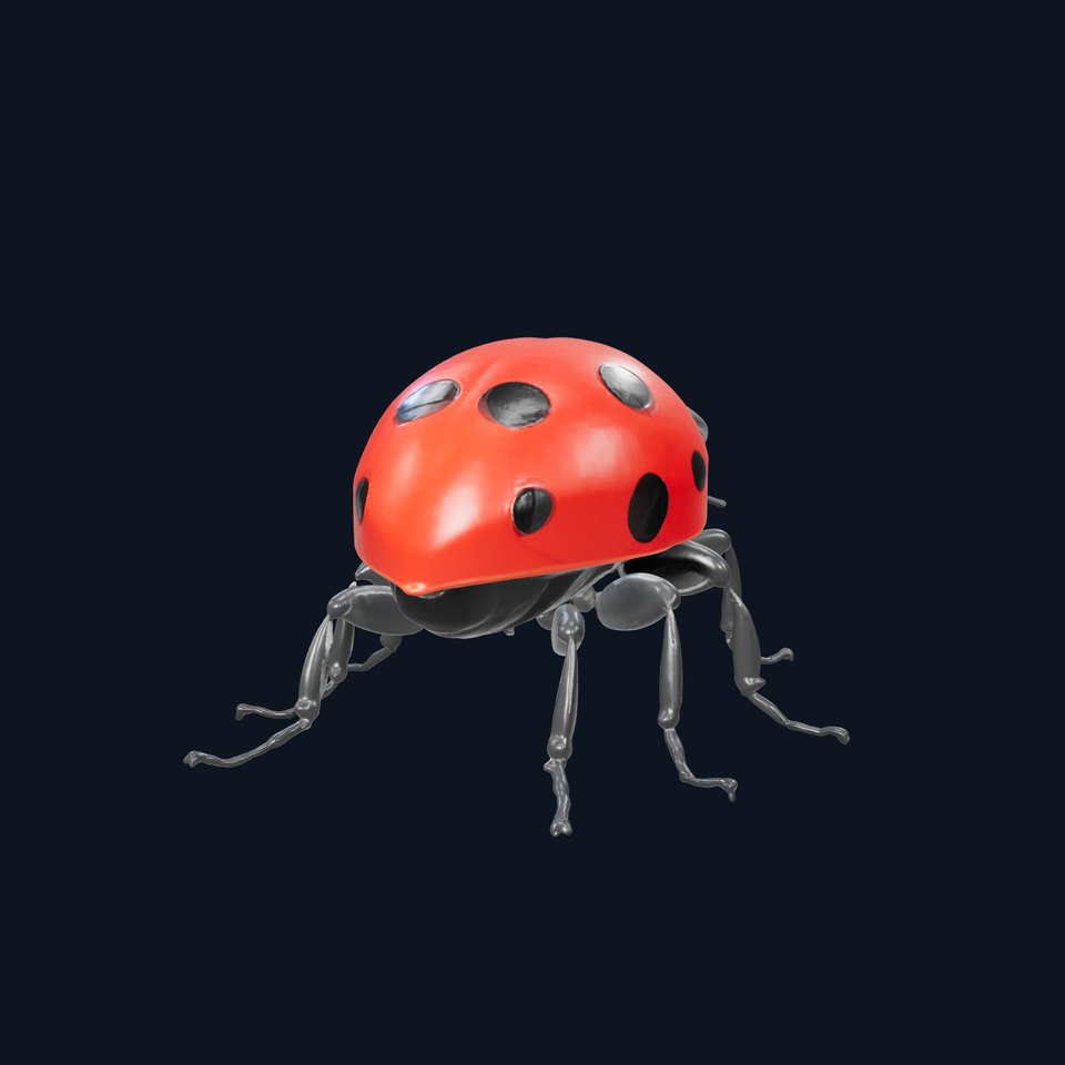 Vibrant Ladybug model pack